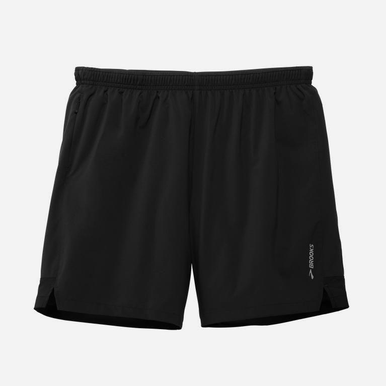 Brooks Go-To 7 Hardloopshorts voor Heren Zwart (XYTAS-7614)